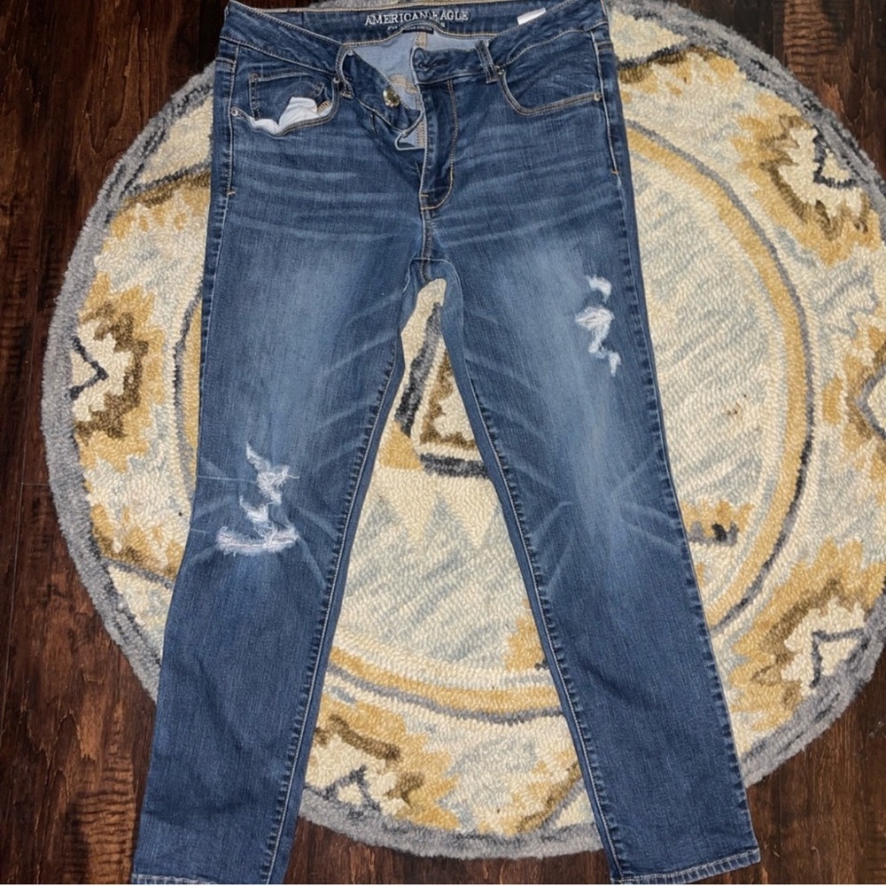 AE skinny jeans size 12